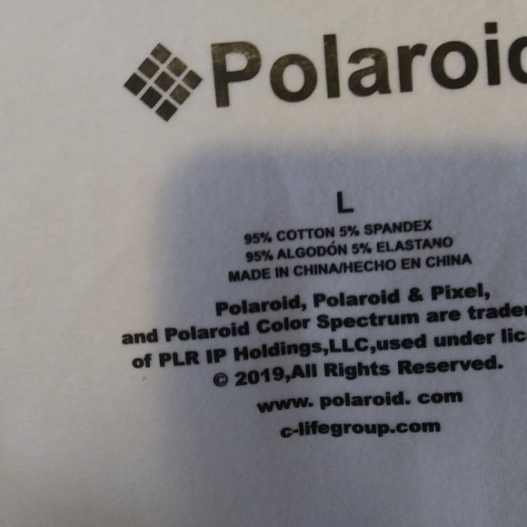 new Juniors Polaroid Bodysuit size L with a tag - Picture 4 of 8